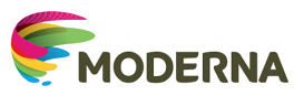 Imagem: Logotipo da Editora Moderna. Fim da imagem.