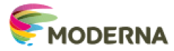 Imagem: Logotipo da Editora Moderna. Fim da imagem.