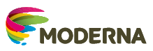 Imagem: Logotipo da Editora Moderna Fim da imagem.