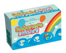 Imagem: Fotografia 4. Uma caixa de sabonete com formato de paralelepípedo. Fim da imagem.