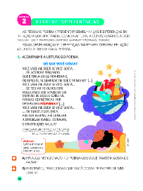 Imagem: Ilustração. Exemplifica como será o Glossário. Página composta por textos, quadro de glossário e imagens. Fim da imagem.