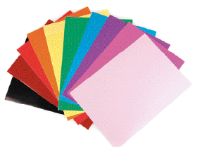 Imagem: Fotografia. Folhas coloridas.  Fim da imagem.