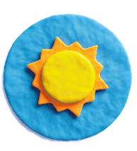 Imagem: Ilustração de um sol. Fim da imagem.