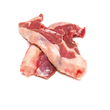 Imagem: Fotografia. Pedaços de carne crua. Fim da imagem.